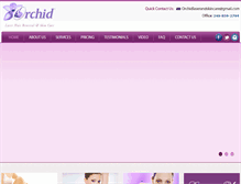 Tablet Screenshot of orchidskin.com